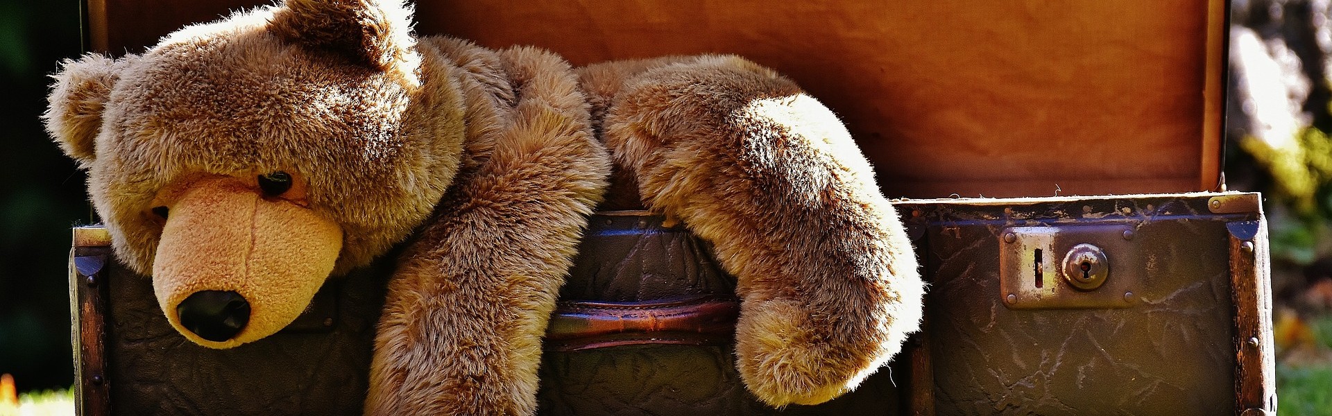 Koffertje met teddybeer Koffertje met teddybeer